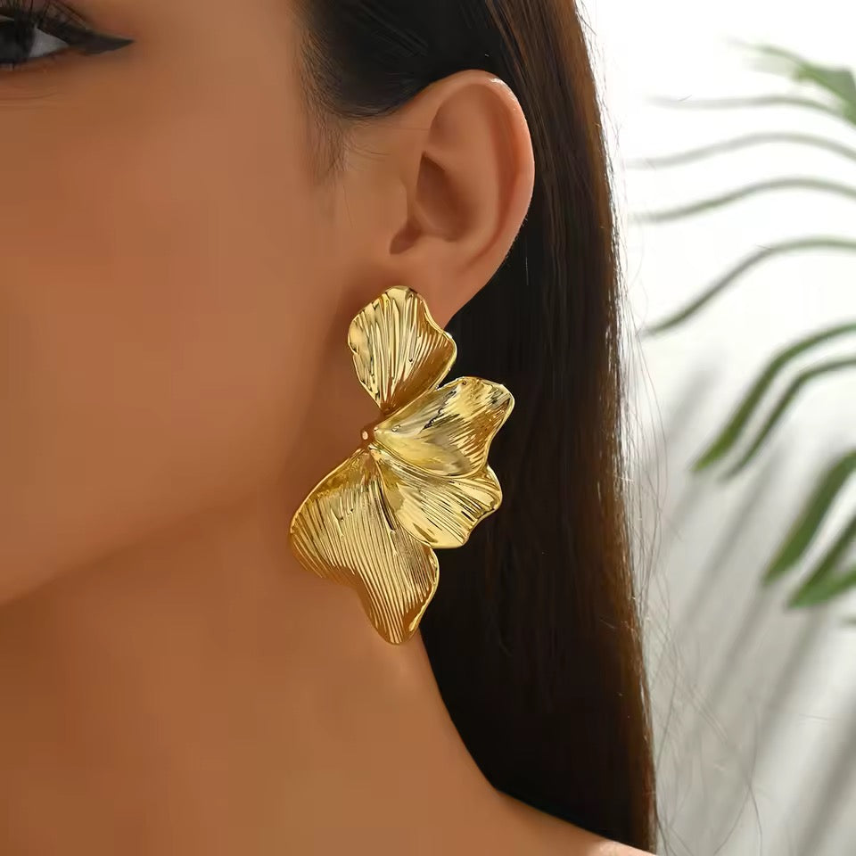 Blumenohrringe