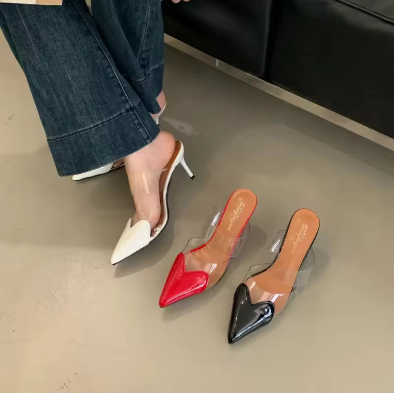 Transparente High Heels