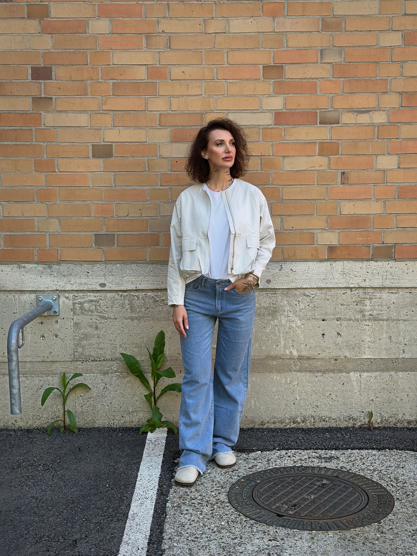 Denim-Hose
