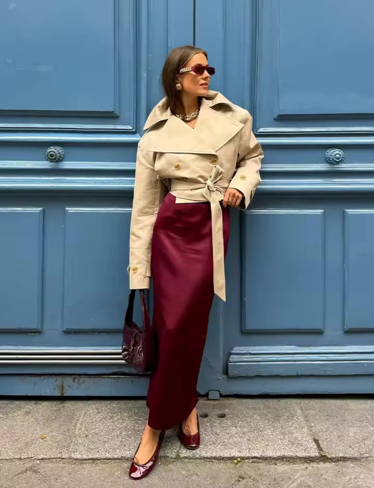 Kurzer Trenchcoat