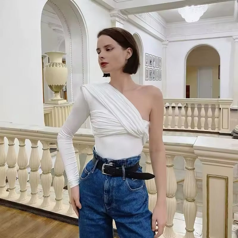 Einfarbiger Bodycon Overall