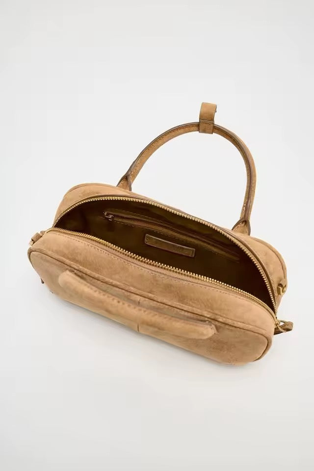 Mini-Wildledertasche