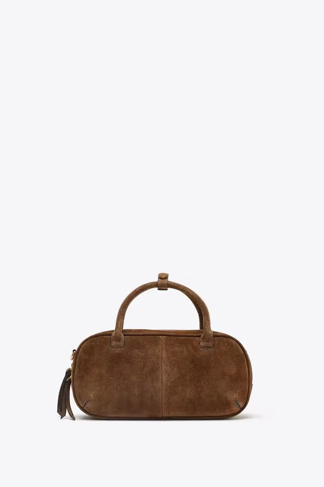 Mini-Wildledertasche