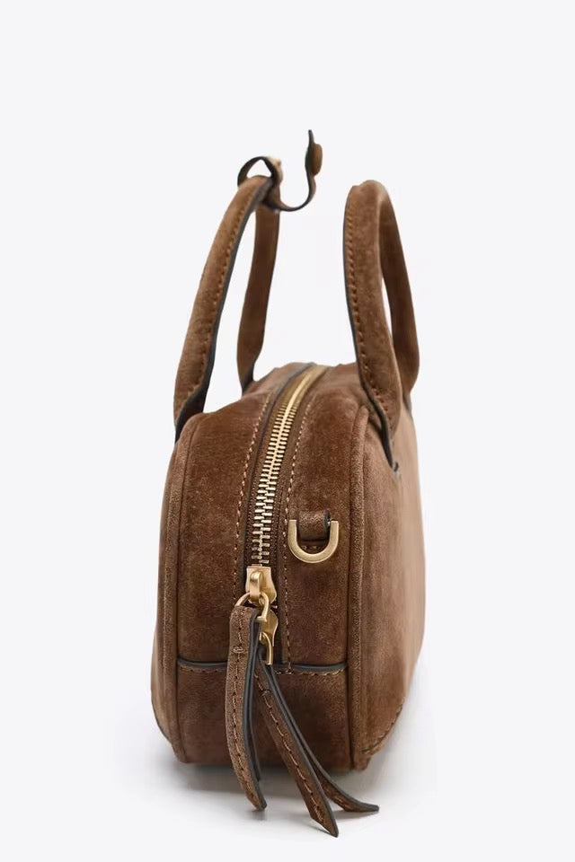 Mini-Wildledertasche