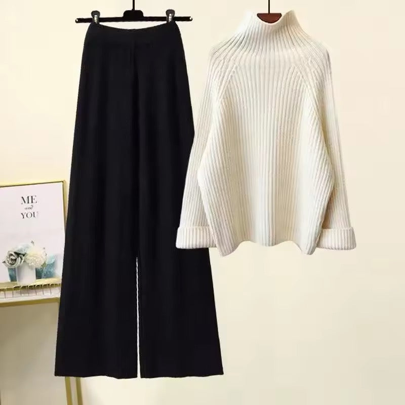 Strickpullover & Schlaghosen
