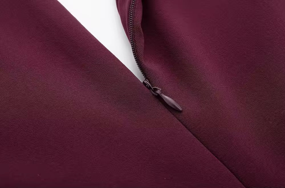 Plissiertes Mini-Kleid
