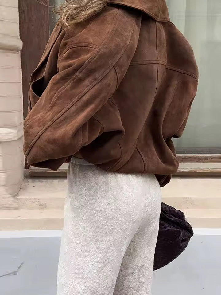Braune Kurzjacke