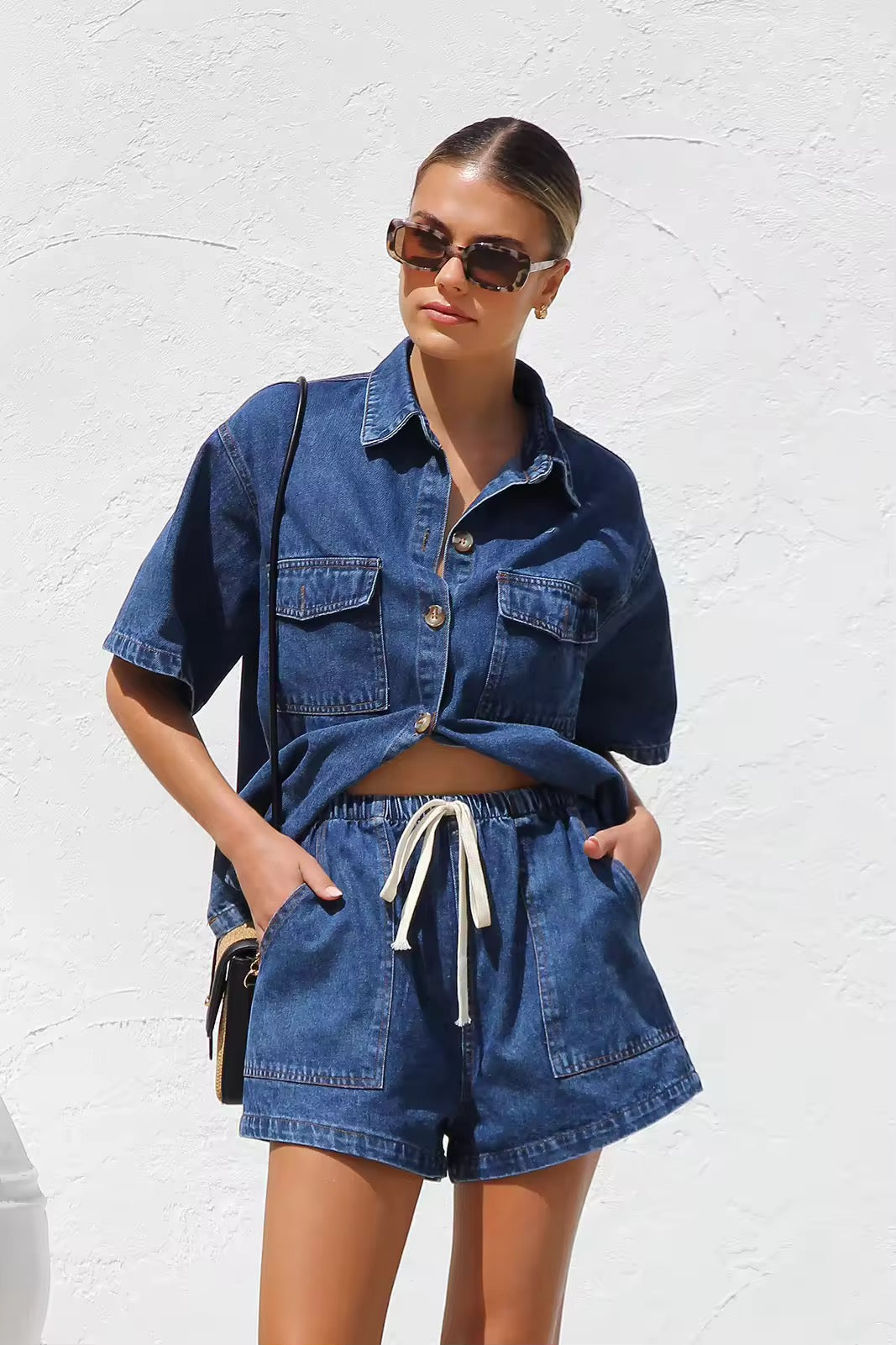 Denim-Zweiteiler