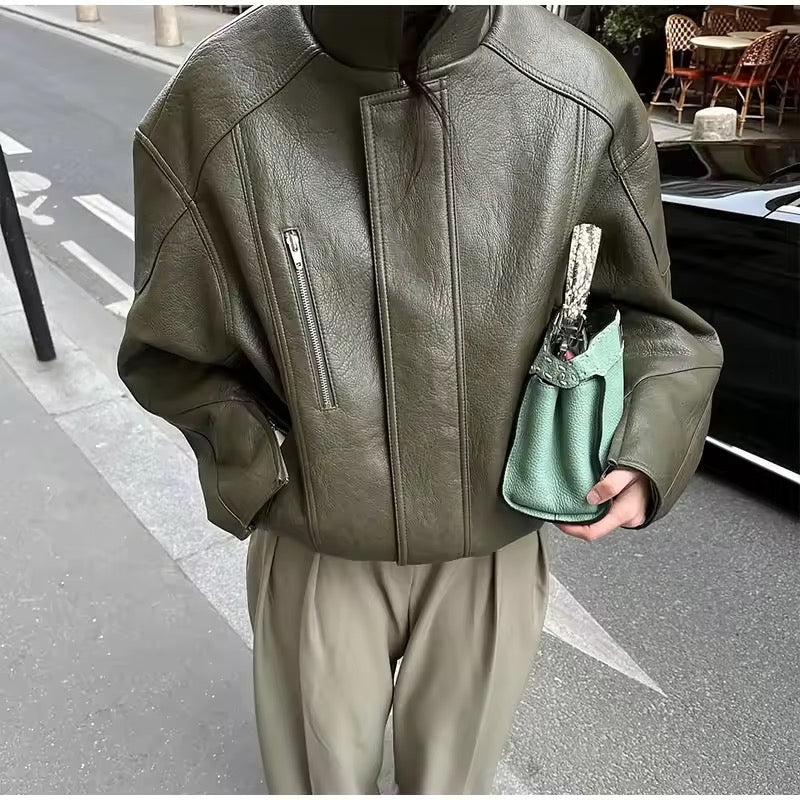 Lederjacke