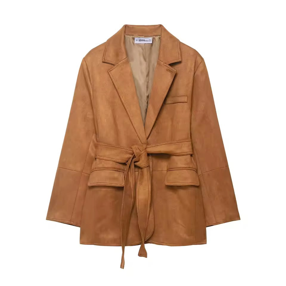 Wildleder-Blazer