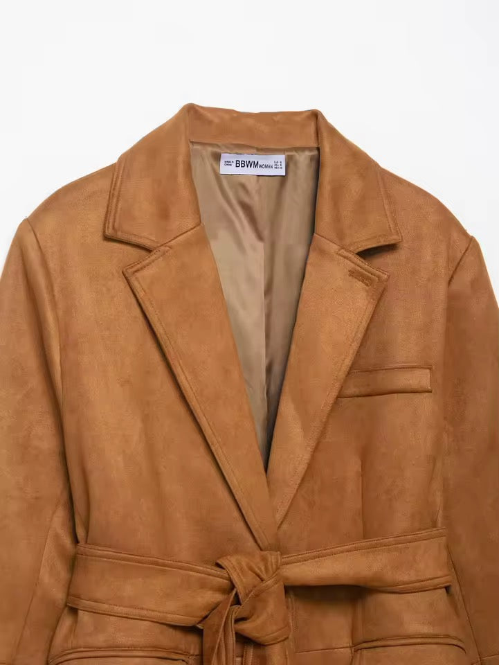 Wildleder-Blazer