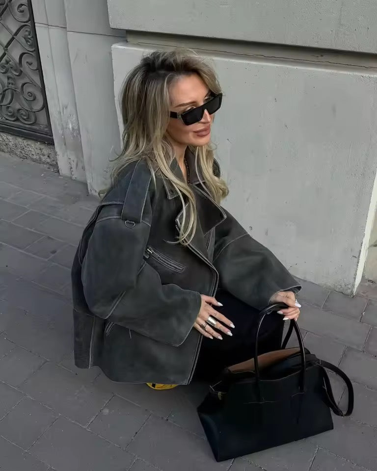 Wildlederjacke