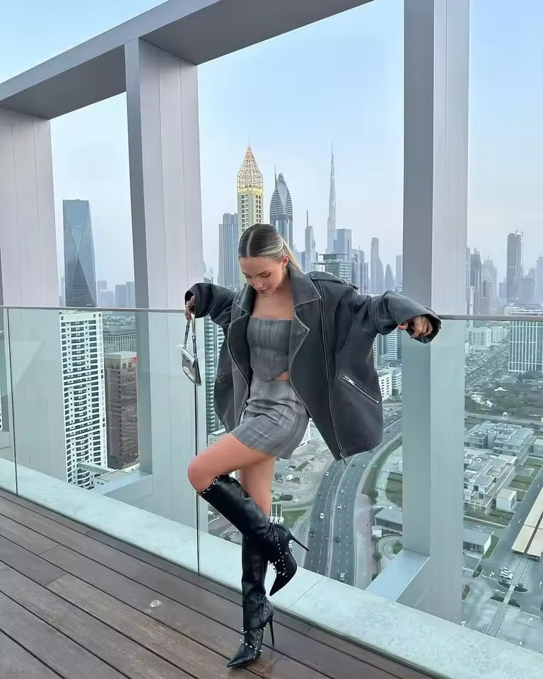 Wildlederjacke