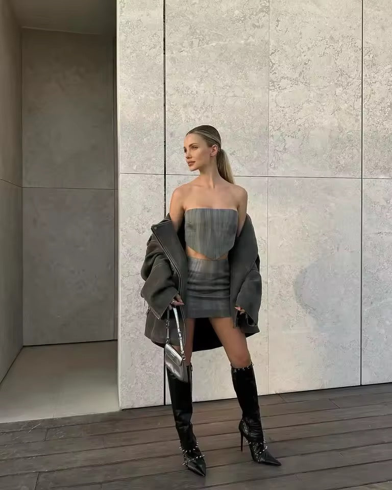 Wildlederjacke
