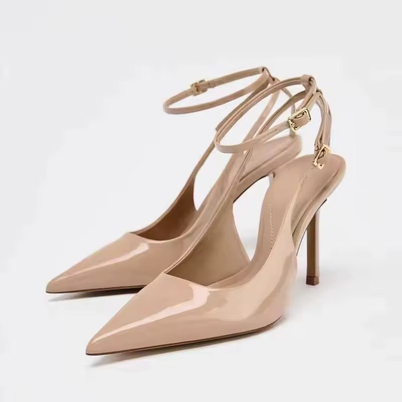 Leder Stiletto