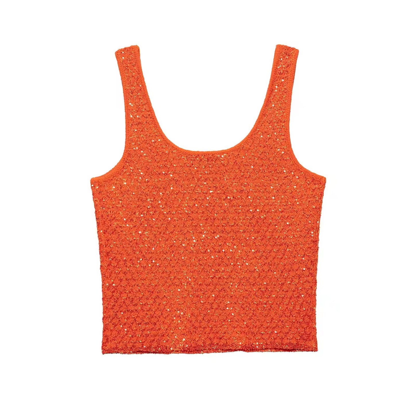 Pailletten-Strickjacke