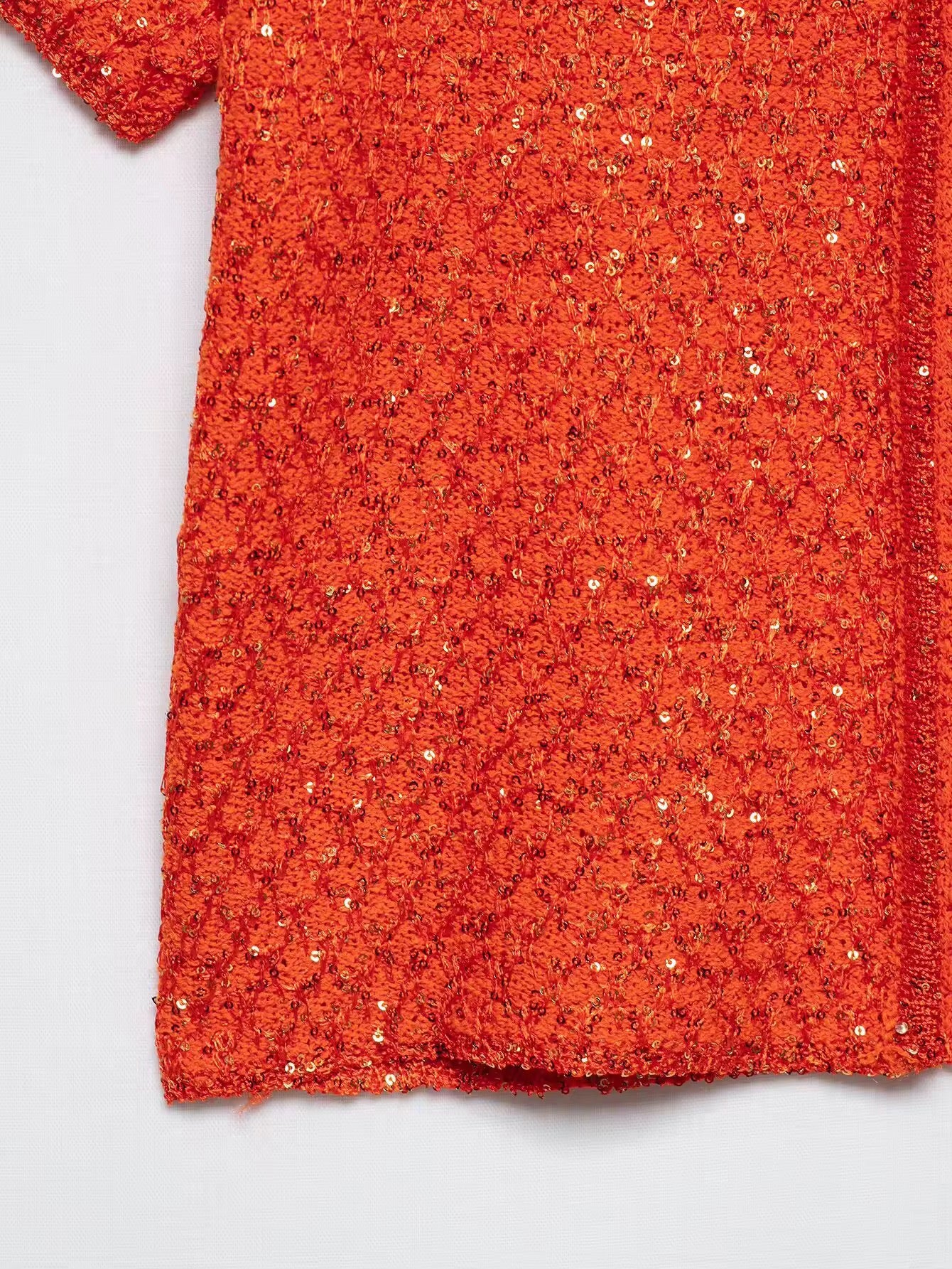 Pailletten-Strickjacke