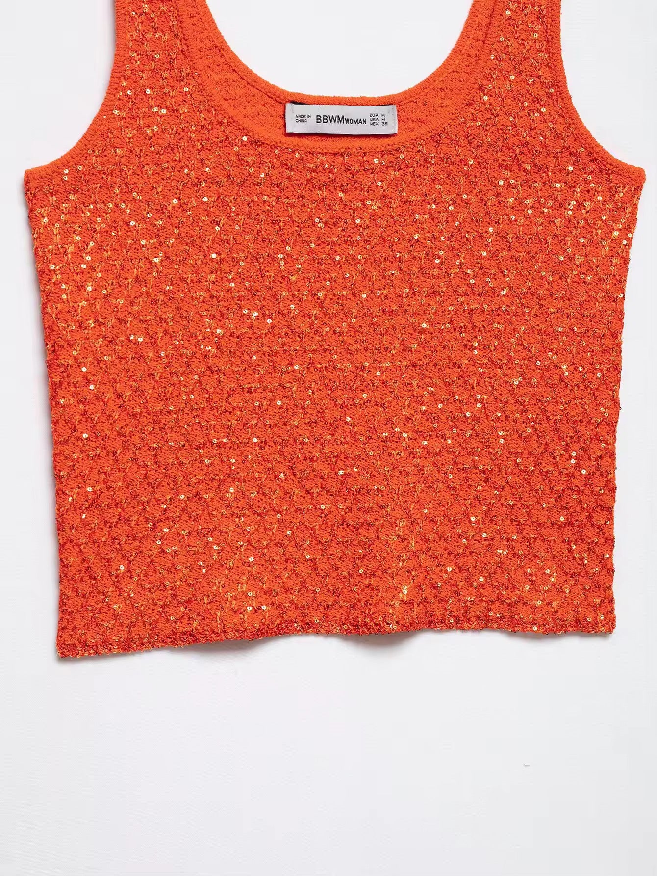 Pailletten-Strickjacke