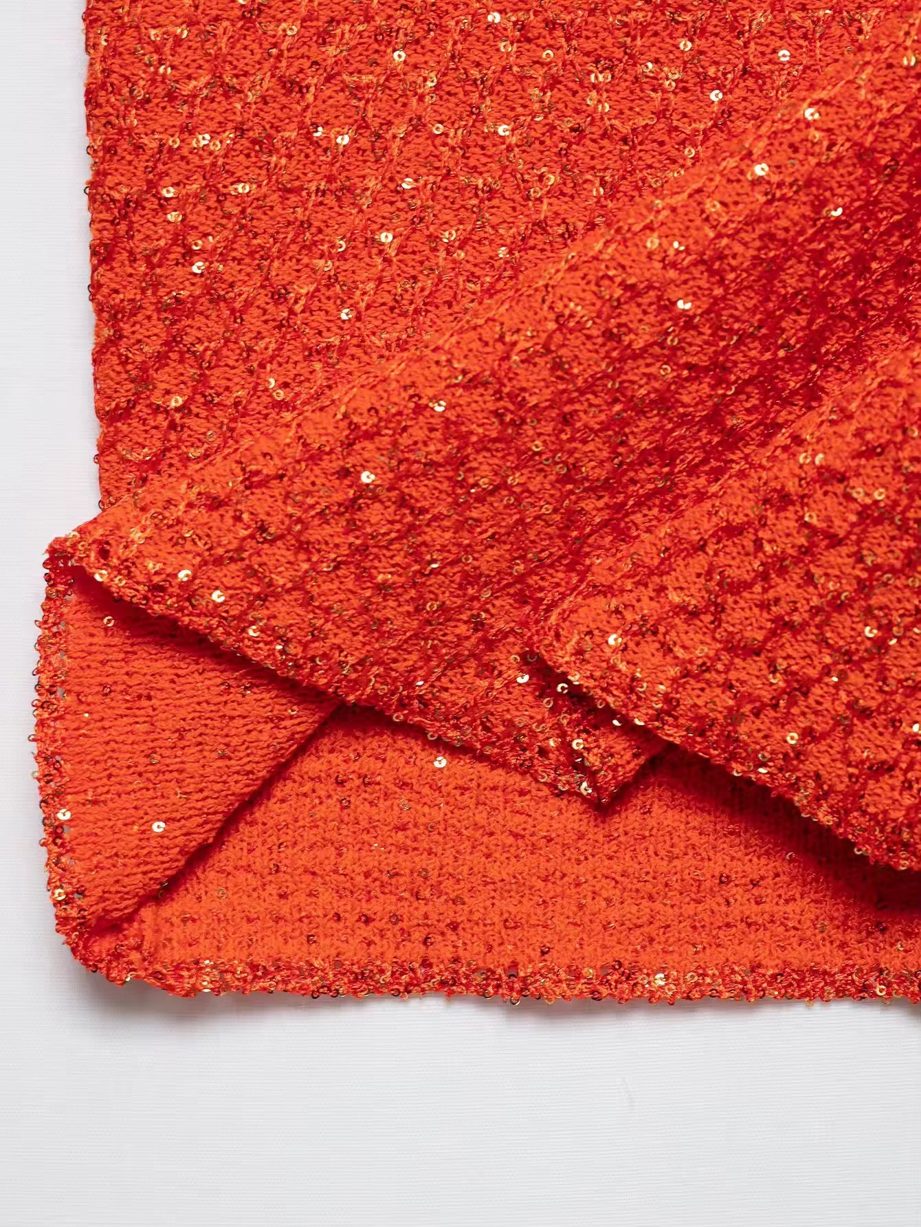 Pailletten-Strickjacke