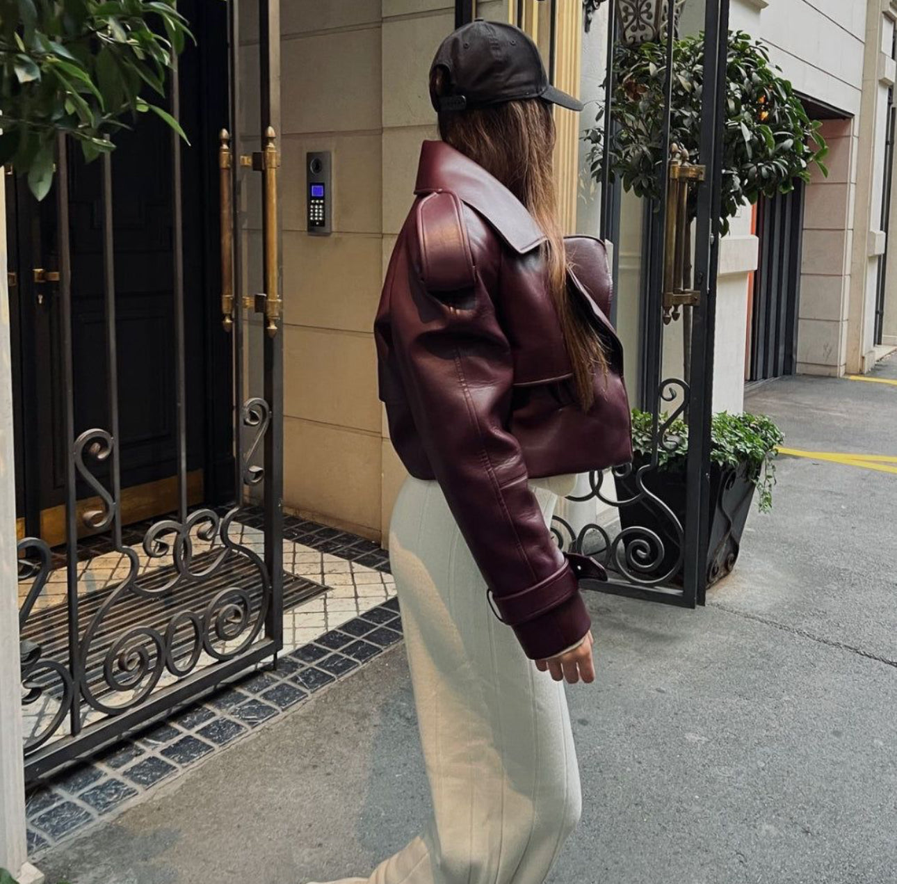 Lederjacke