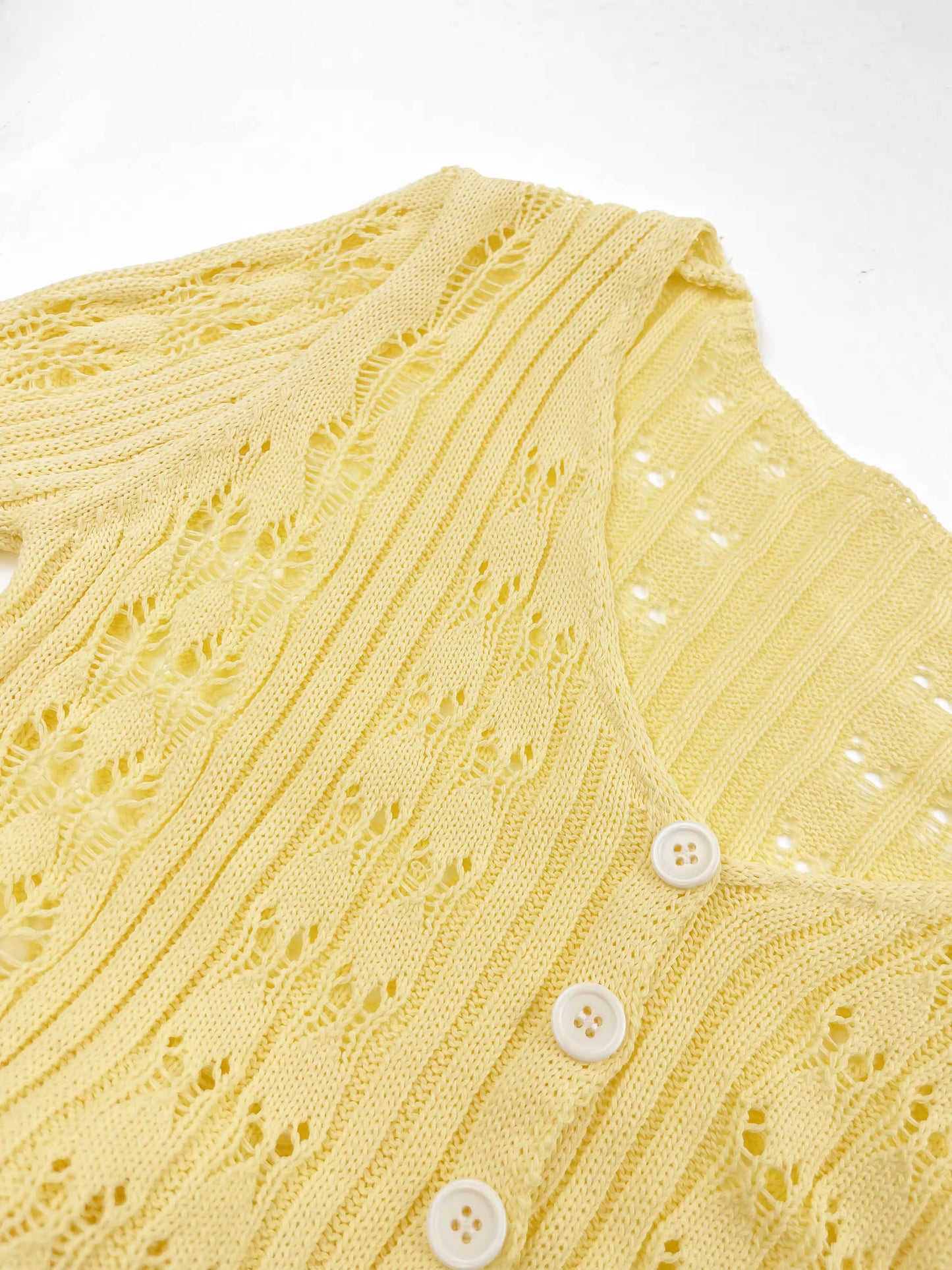 Cropped Strickjacke