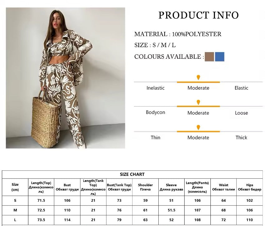 3-teiliges Damen Set