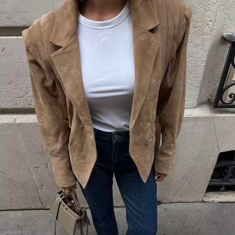Wildlederjacke