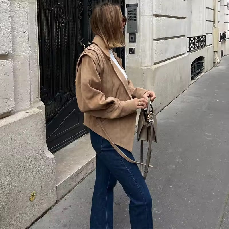 Wildlederjacke