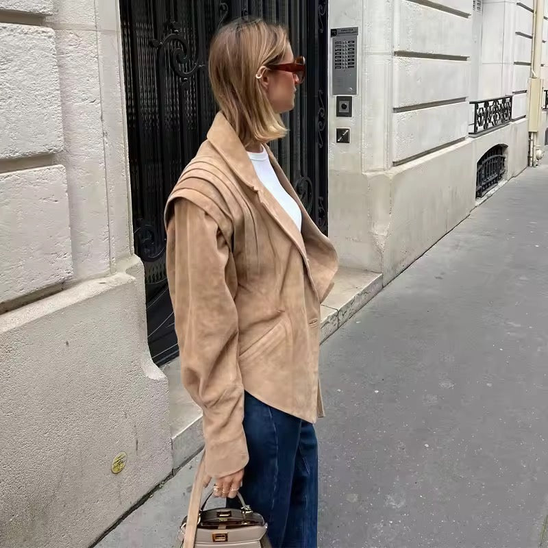 Wildlederjacke