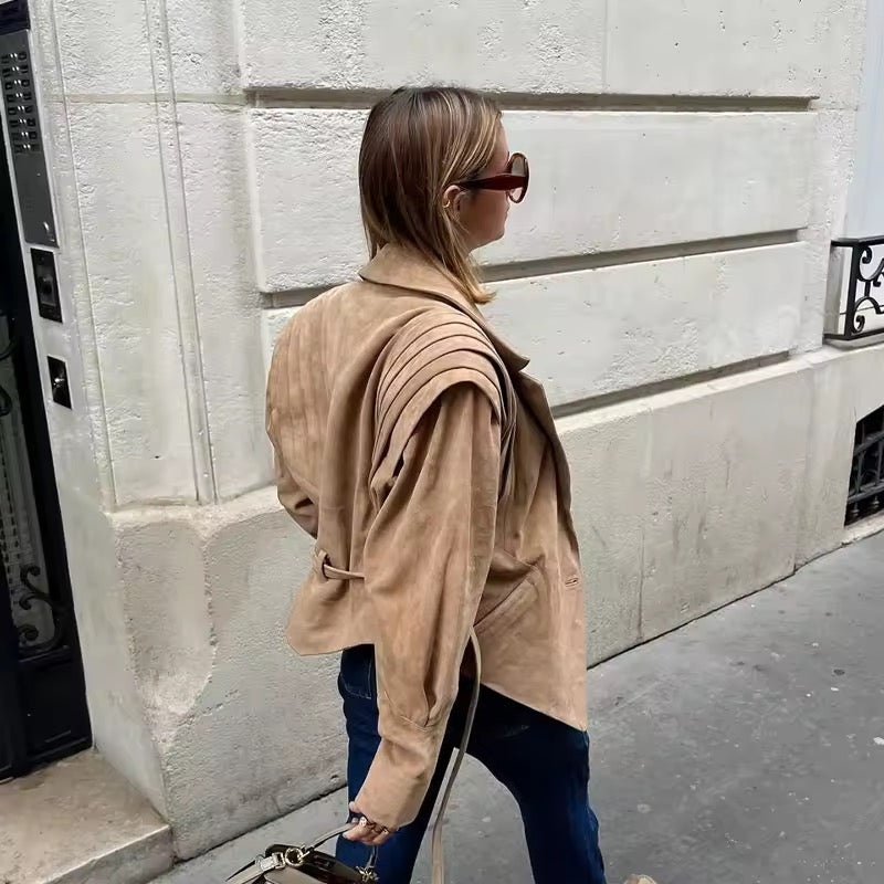 Wildlederjacke