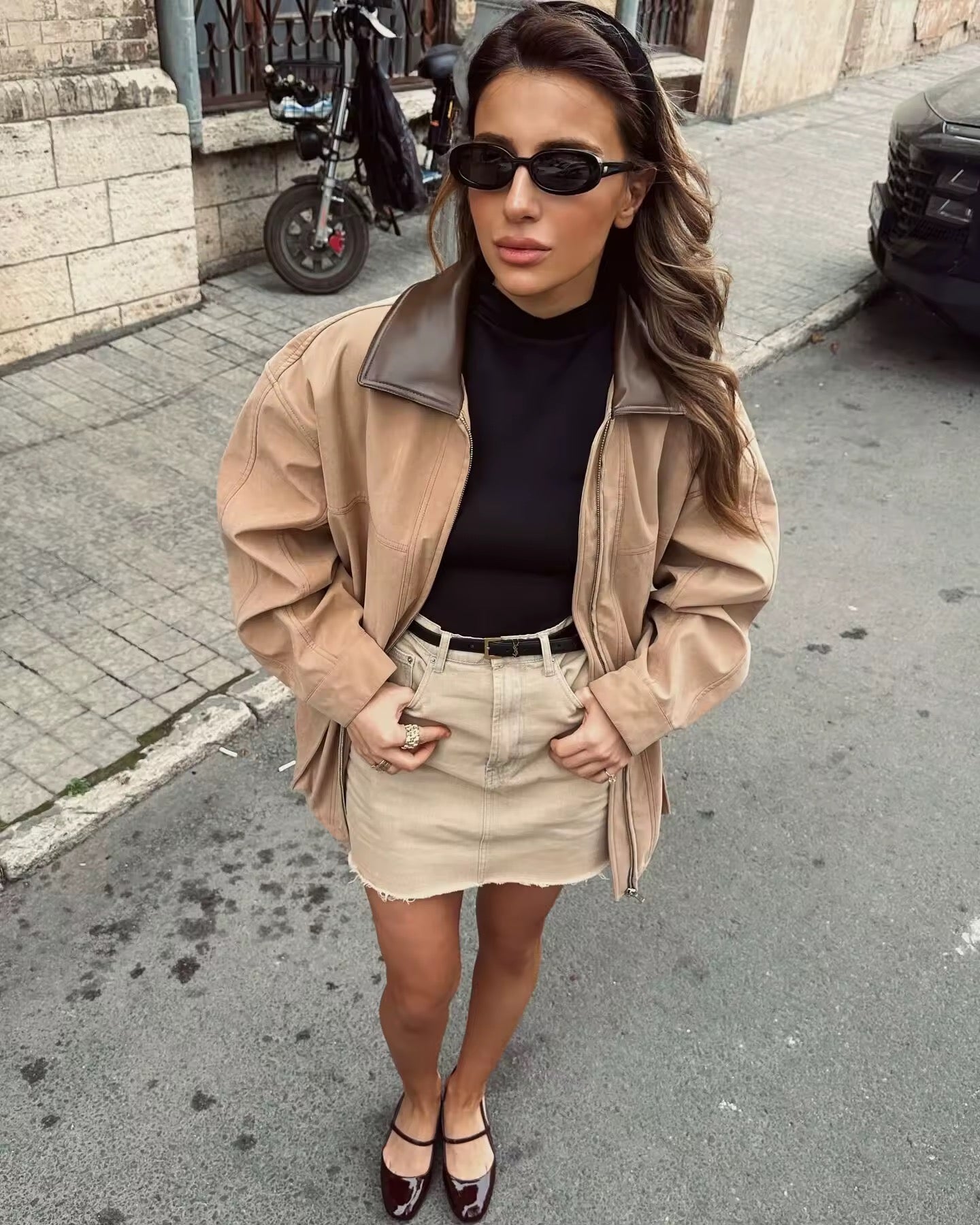 Wildleder-Look