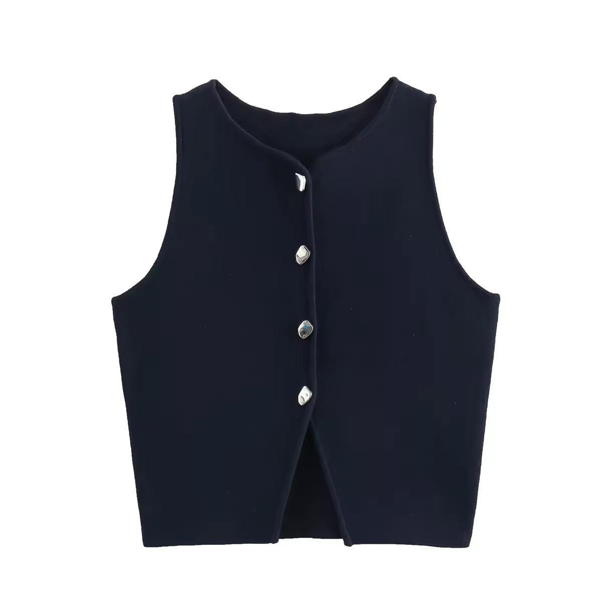 Strick-Crop-Top