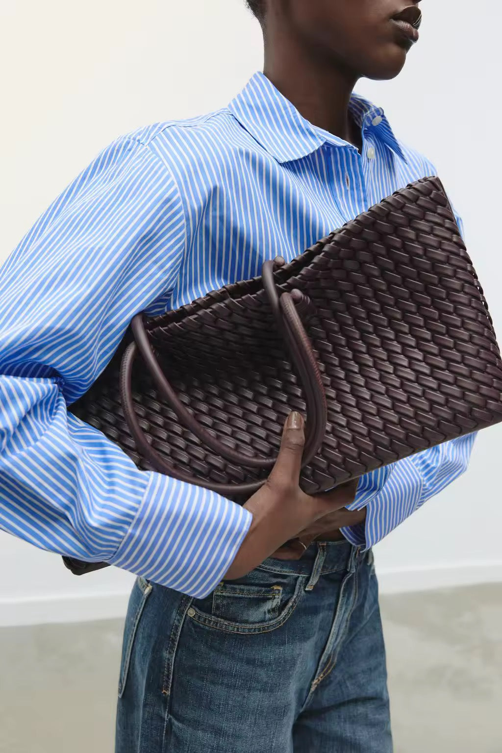 Lederhandtasche