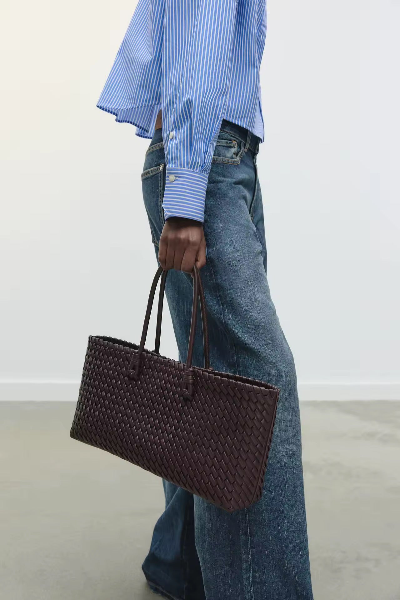 Lederhandtasche