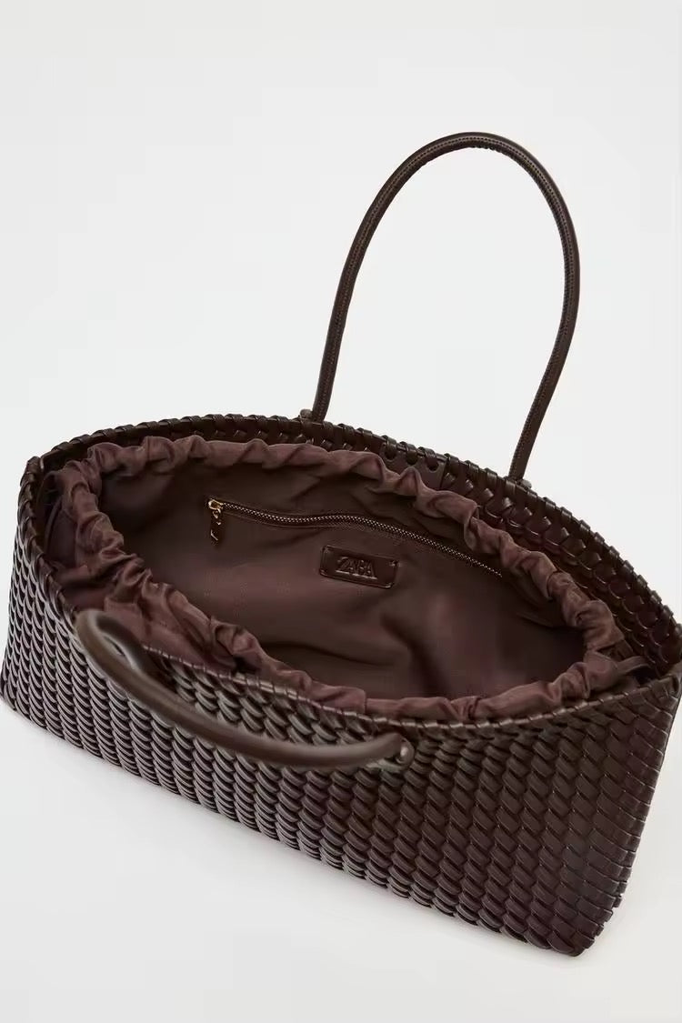 Lederhandtasche
