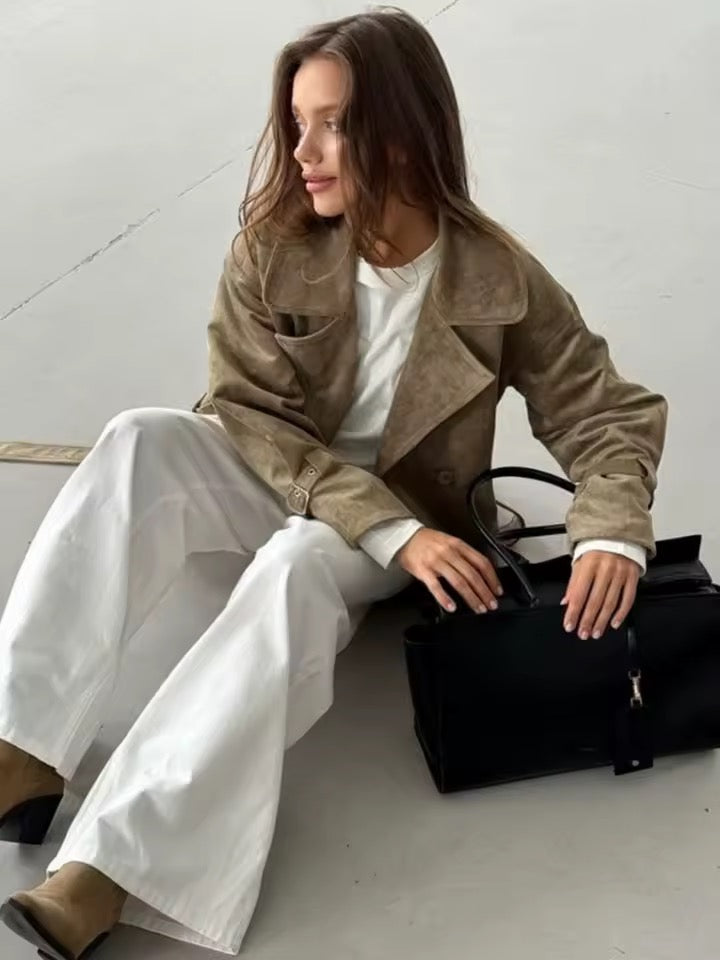Wildlederjacke