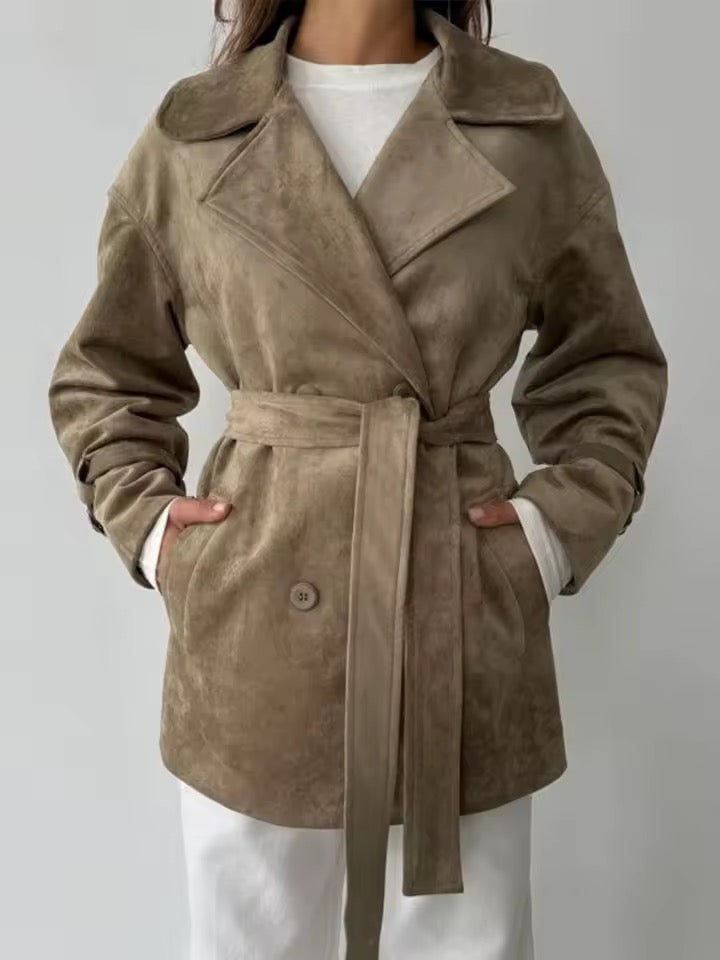 Wildlederjacke