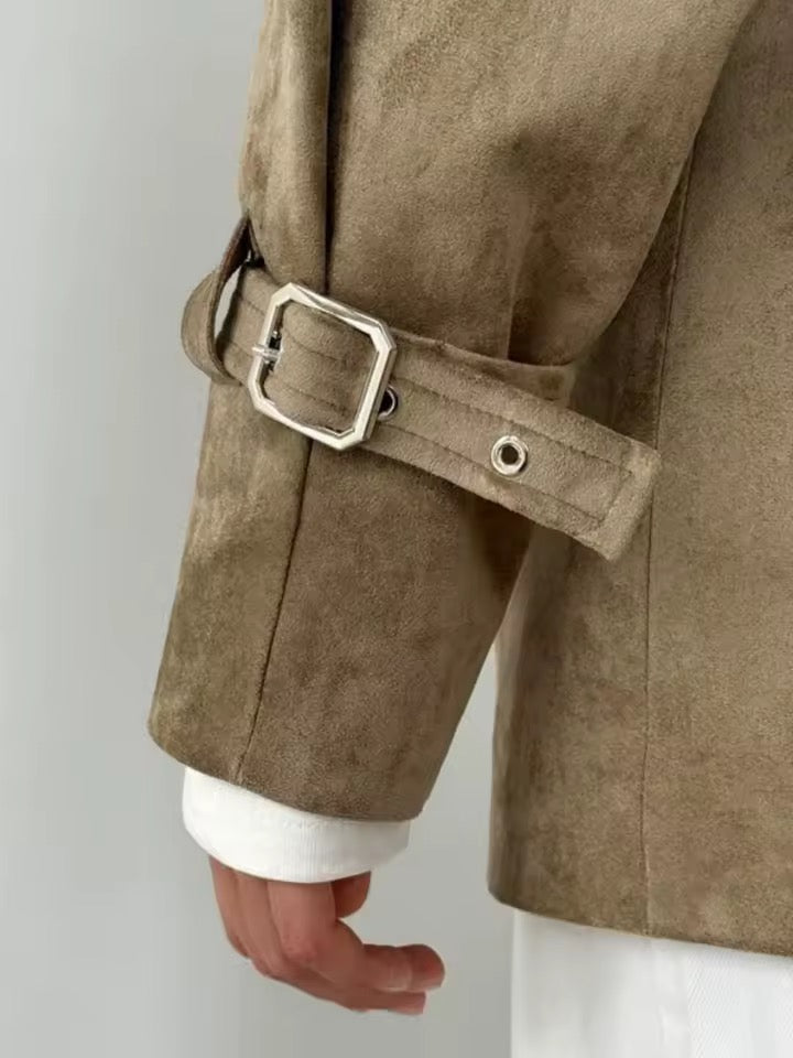 Wildlederjacke