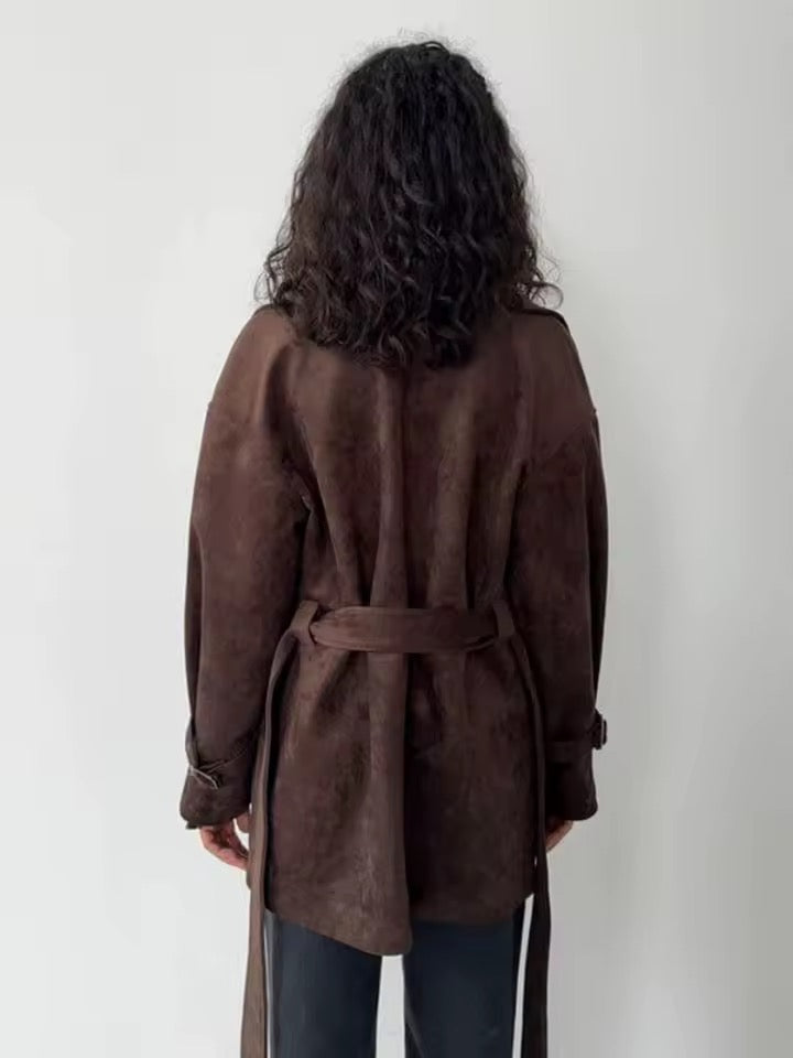 Wildlederjacke