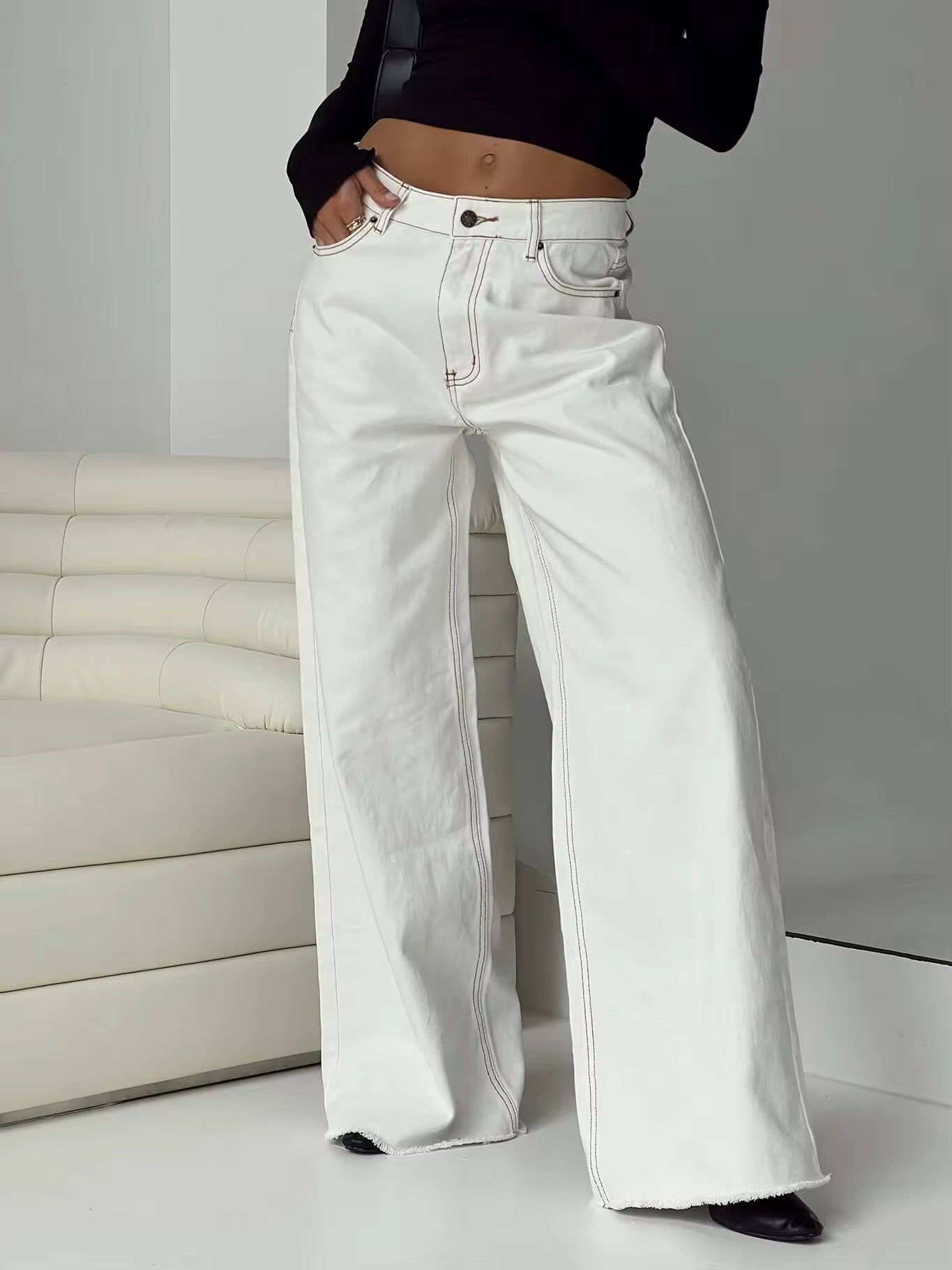 Denim-Hose