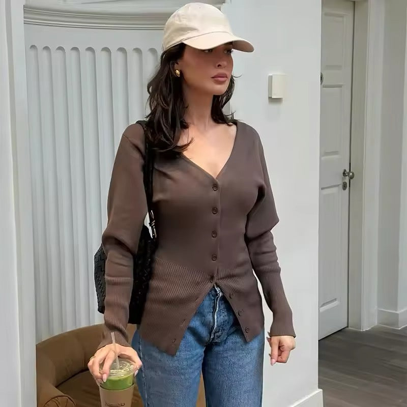 Vintage-Strickjacke