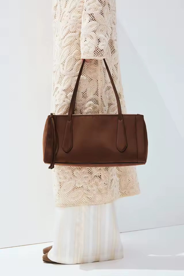 Handtasche aus Wildleder