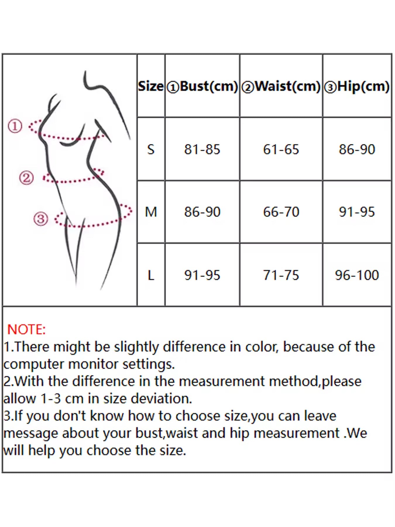 3-teiliges Bikini-Set