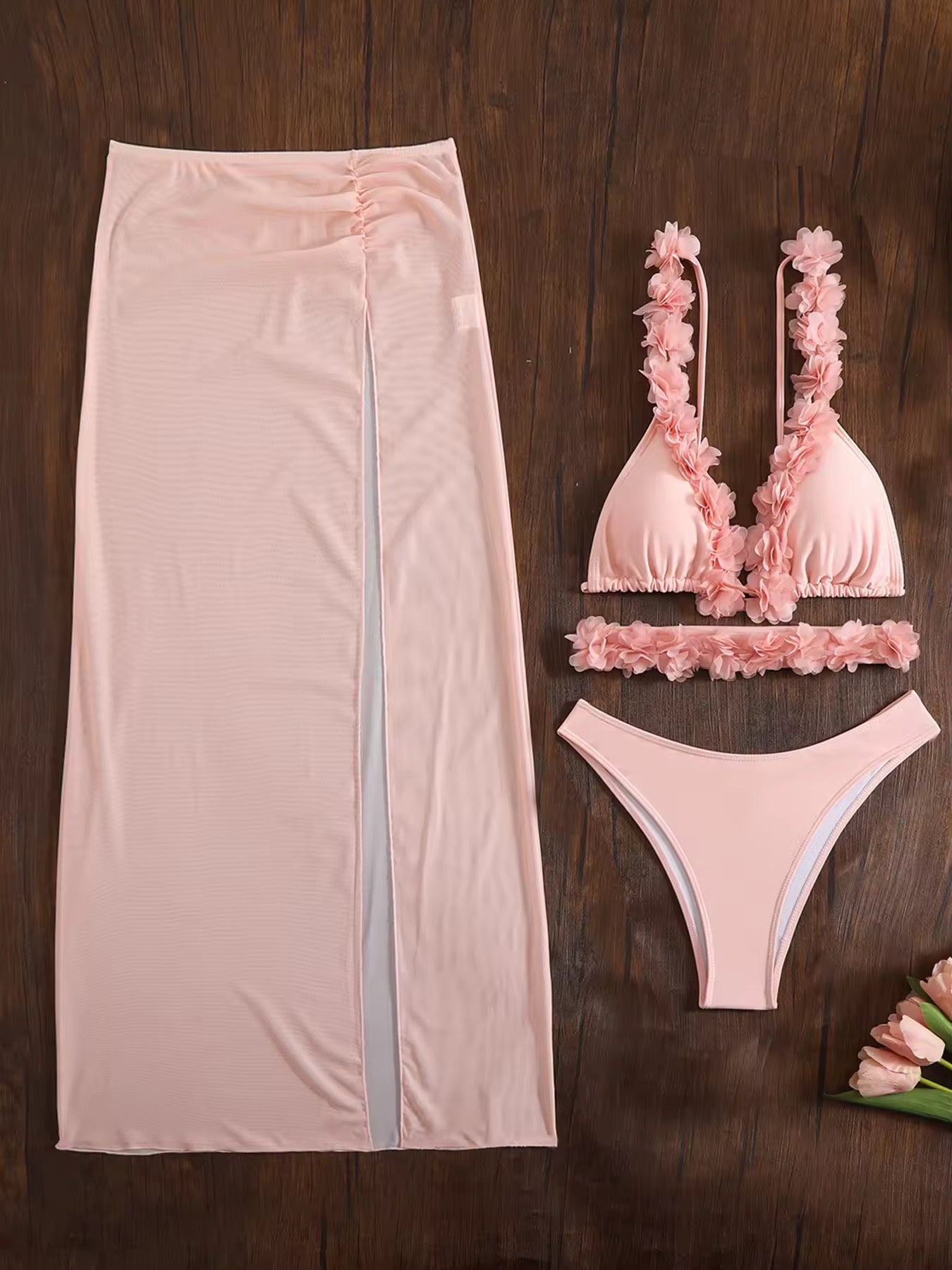 3-teiliges Bikini-Set