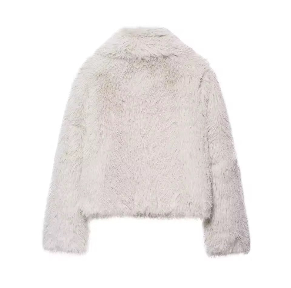 Faux Pelz Jacke