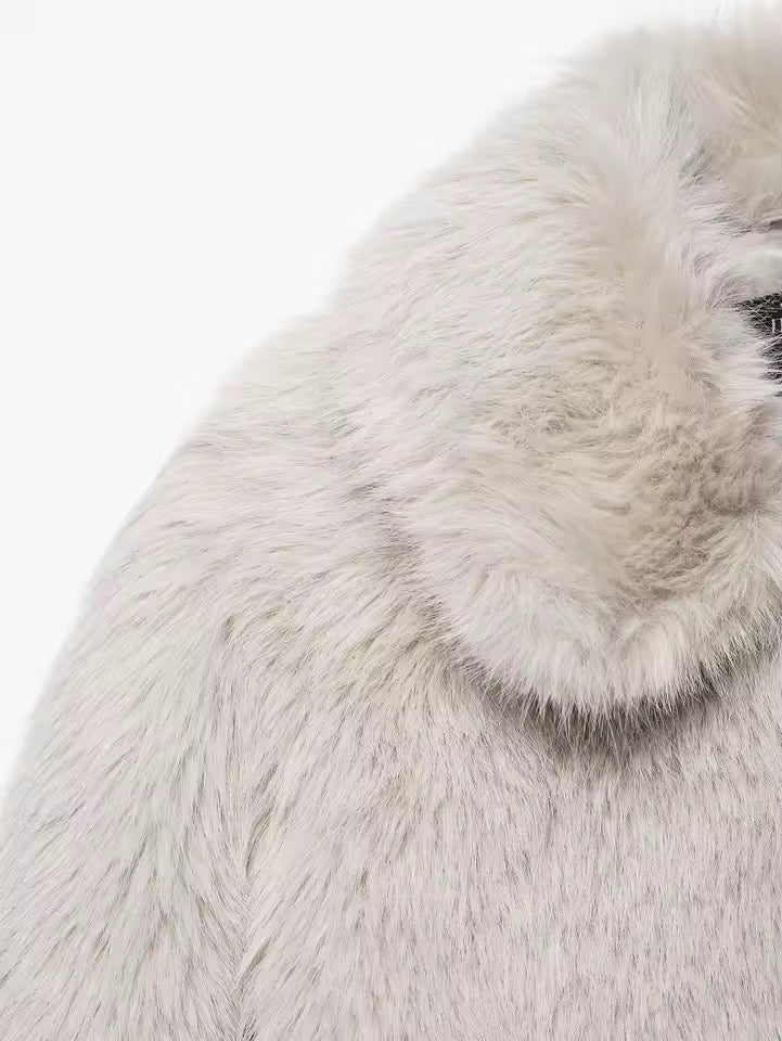 Faux Pelz Jacke