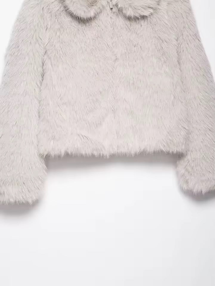 Faux Pelz Jacke