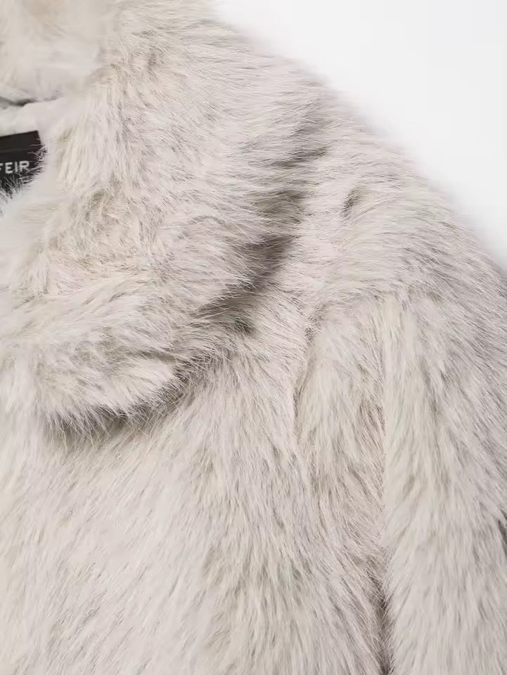 Faux Pelz Jacke