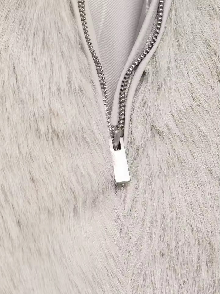 Faux Pelz Jacke