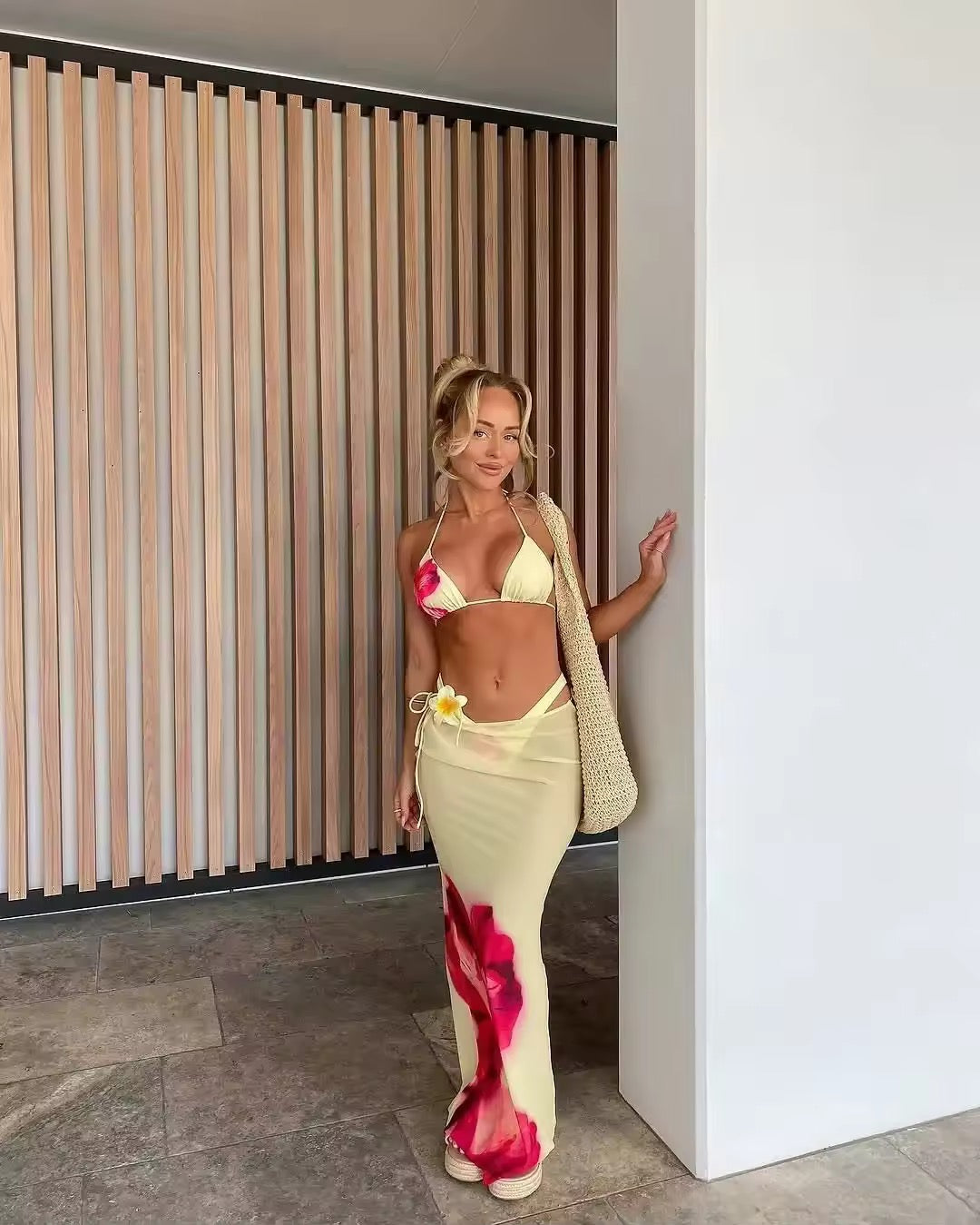 3-teiliges Damen-Bikini-Set